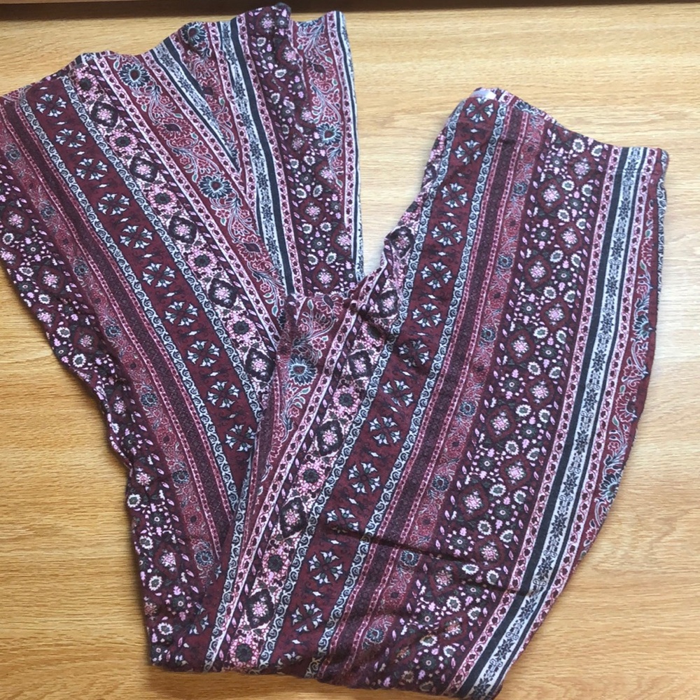 Flare Pattern Pants